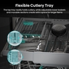 Hisense HV16CUK Fully Integrated Dishwasher, 16 Place Settings, C Rated