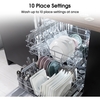 Hisense HV523E15UK Fully Integrated Slimline Dishwasher, 10 Place Settings, E Rated
