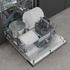 Hisense HV642C65UK Fully Integrated Dishwasher, 14 Place Settings, C Rated