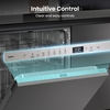 Hisense HV642E90UK Fully Integrated Dishwasher, 13 Place Settings, E Rated