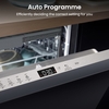 Hisense HV643D90UK Fully Integrated Dishwasher, 16 Place Settings, D Rated