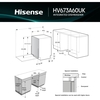 Hisense HV673A60UK Fully Integrated Dishwasher, 16 Place Settings, A Rated