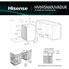 Hisense HV693A60UVADUK Fully Integrated Dishwasher, 16 Place Settings, A Rated