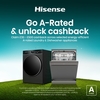 Hisense HV693A60UVADUK Fully Integrated Dishwasher, 16 Place Settings, A Rated