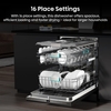 Hisense HV693A60UVADUK Fully Integrated Dishwasher, 16 Place Settings, A Rated
