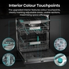 Hisense HV693A60UVADUK Fully Integrated Dishwasher, 16 Place Settings, A Rated