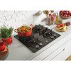 Hoover HVG6K3B 4 Burner Gas Hob, Black
