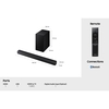 Samsung HW-B650F/XU Sound Bar, Black