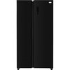 IceKing IKSBS442BK American Fridge Freezer, Black,  Non-Plumbed