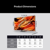 Sony K75XR75M2PB.UKA 75" Mini RGB Smart Television, 4K Ultra HD, Black, C Rated