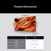 Sony K98XR75M2PB.UKA 98" Mini RGB Smart Television, 4K Ultra HD, Black, C Rated