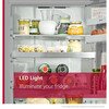 Neff KA3923IE0G N70 American Fridge Freezer, Stainless Steel, E Rated,  Plumbed