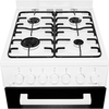 Beko KA52NEW Gas Cooker with High Level Grill, White, A Rated