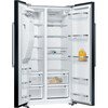 Bosch KAD93ABEP Series 6 American Fridge Freezer,  Plumbed, Black, E Rated