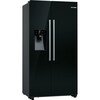Bosch KAD93ABEP Series 6 American Fridge Freezer,  Plumbed, Black, E Rated