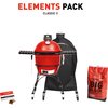 Kamado Joe Classic II with Elements Pack, Red