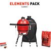 Kamado Joe Classic I with Elements Pack, Red