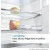 Bosch KBN96NSE1G Series 2 No Frost Integrated Fridge Freezer, Sliding Hinge, 70/30, E Rated