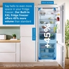 Bosch KBN96NSE1G Series 2 No Frost Integrated Fridge Freezer, Sliding Hinge, 70/30, E Rated