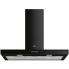 Smeg KBT900BL 90cm Chimney Cooker Hood, Black, A Rated