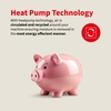 Sharp KD-NHA0S6GW1D-EN Heat Pump Tumble Dryer, 10kg, White