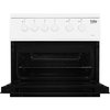 Beko KDC5422AW Ceramic Electric Cooker with Separate Grill, White, A Rated