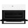 Beko KDC611W Ceramic Electric Cooker with Double Oven, White, A Rated