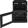 Beko KDC653K Ceramic Electric Cooker with Double Oven, Black, A Rated