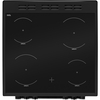 Beko KDC653K Ceramic Electric Cooker with Double Oven, Black, A Rated