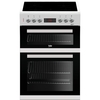 Beko KDC653W Electric Cooker with Double Oven