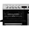 Beko KDVC100X 100cm Ceramic Range Cooker, Stainless Steel, A Rated