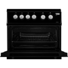 Beko KDVC563AK Ceramic Electric Cooker with Double Oven, Black, A Rated