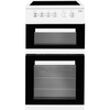 Beko KDVC563AW Ceramic Electric Cooker with Double Oven, White, A Rated