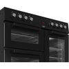 Beko KDVC90K 90cm Ceramic Range Cooker, Black, A Rated