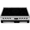 Beko KDVC90X 90cm Ceramic Range Cooker, Stainless Steel, A Rated