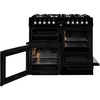 Beko KDVF100K 100cm Dual Fuel Range Cooker, Black, A Rated