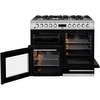 Beko KDVF100X 100cm Dual Fuel Range Cooker, Stainless Steel, A Rated