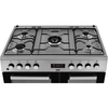 Beko KDVF90X 90cm Dual Fuel Range Cooker, Stainless Steel, A Rated