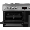 Beko KDVF90X 90cm Dual Fuel Range Cooker, Stainless Steel, A Rated