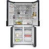 Siemens KF96NAXEAG iQ300 American Fridge Freezer,  Non-Plumbed, Black, E Rated