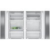 Siemens KF96NAXEAG iQ300 American Fridge Freezer,  Non-Plumbed, Black, E Rated