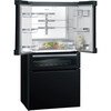 Siemens KF96RSBEA iQ700 American Fridge Freezer, Black, E Rated,  Non-Plumbed