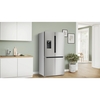 Bosch KFD96APEAG Series 6 American Fridge Freezer, Stainless Steel, E Rated,  Plumbed