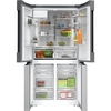 Bosch KFD96APEAG Series 6 American Fridge Freezer, Stainless Steel, E Rated,  Plumbed