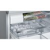 Bosch KFF96PIEP Series 8 American Fridge Freezer, Stainless Steel, E Rated,  Plumbed