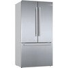 Bosch KFF96PIEP Series 8 American Fridge Freezer, Stainless Steel, E Rated,  Plumbed