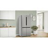 Bosch KFN96APEAG Series 4 American Fridge Freezer,  Non-Plumbed, Stainless Steel, E Rated
