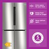 Bosch KFN96VPEAG Series 4 American Fridge Freezer, Stainless Steel, E Rated,  Non-Plumbed