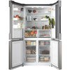 Bosch KFN96VPEAG Series 4 American Fridge Freezer, Stainless Steel, E Rated,  Non-Plumbed