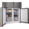 Bosch KFN96VPEAG Series 4 American Fridge Freezer, Stainless Steel, E Rated,  Non-Plumbed